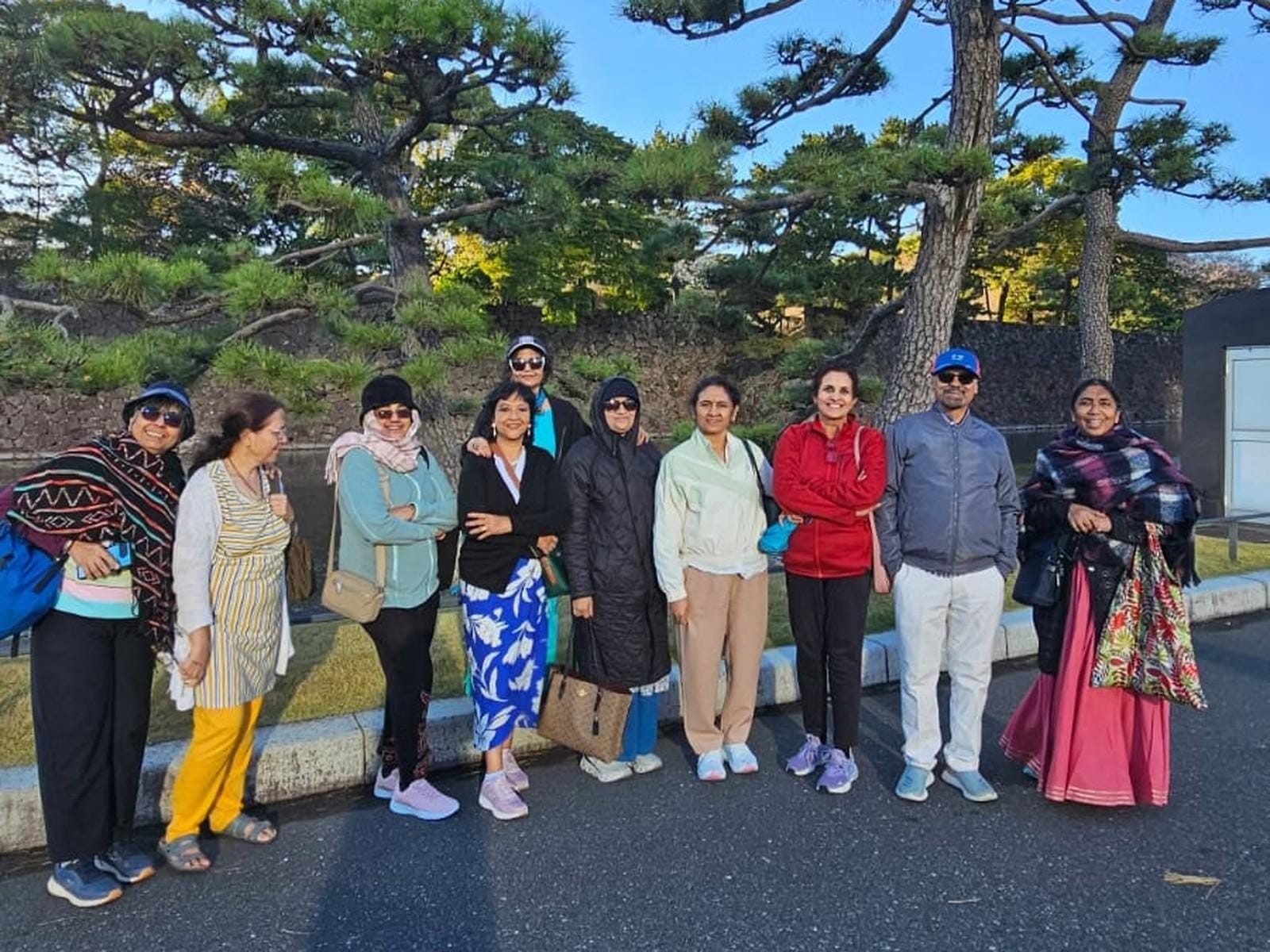 Imperial Palace Gardens during Tokyo city tour