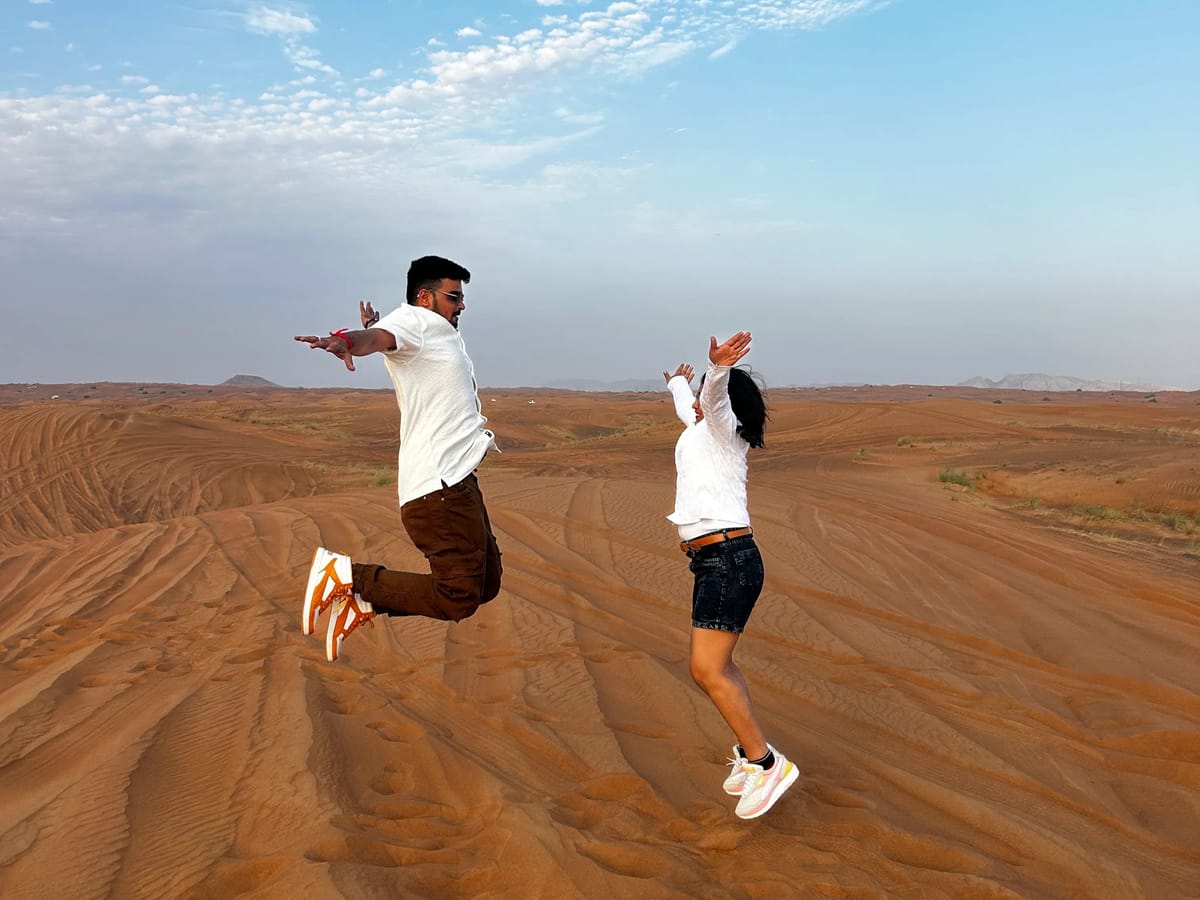 Bhargav’s Romantic Dubai Trip With Thrillophilia