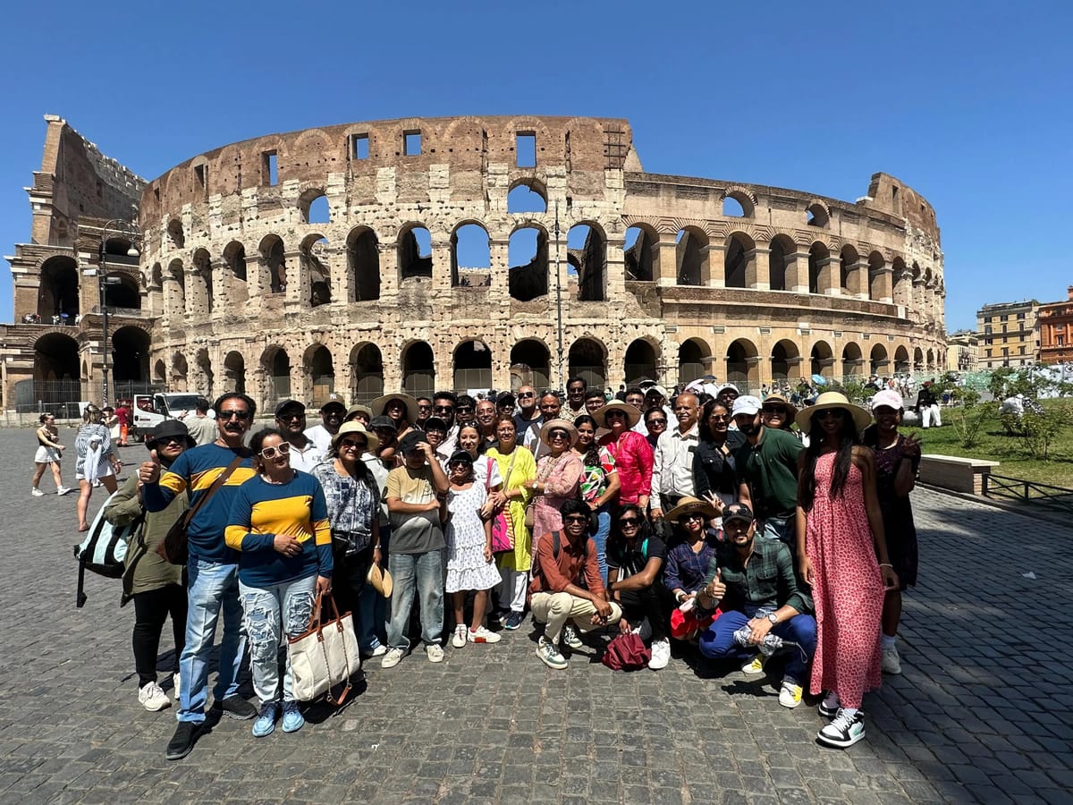                    Good company, great memories, and one of the world's most iconic landmarks