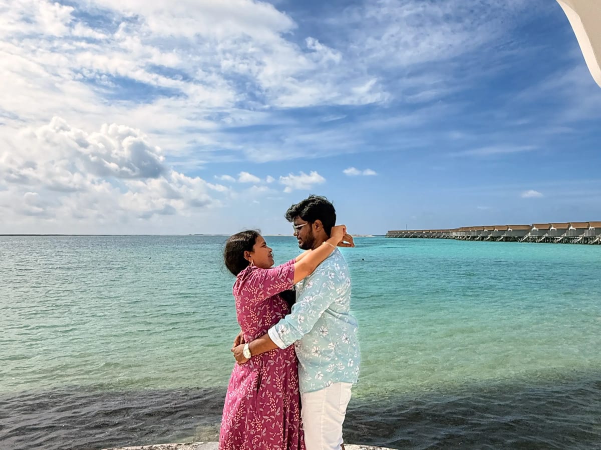 Goutham and Kameswari’s Honeymoon Trip in the Maldives with Thrillophilia