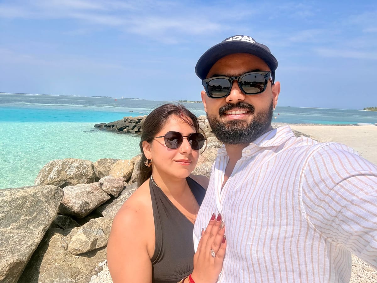 Shobhit and Tanishka Finally Took Their Dream Honeymoon to the Maldives with Thrillophilia