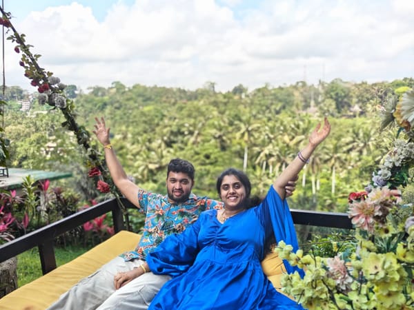 Sagar & Mahalaxmi Explored the Best of Bali on Their Honeymoon with Thrillophilia