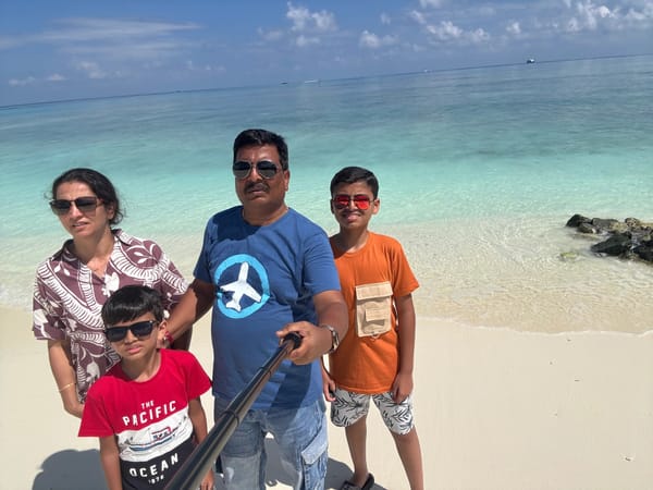 Where the Water Meets the Floor: The Hirennavar Family's Maldives Trip with Thrillophilia